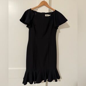 Eliza J black little black dress/cocktail dress